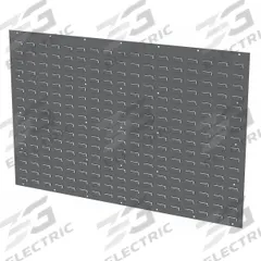 AKRO-MILS Louvered Panel: 34 in x 52 in x 5/16 in, 1 Sides, 0 Bins, Gray (MPN 30655GY). Key specifications — attr38851: Gray; attr38864: Powder Coated; attr38845: AKRO-MILS.