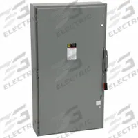 SQUARE D Safety Switch: Fusible, 600 A, Three Phase, 600V AC, Galvanized Steel, Indoor (MPN H366). Key specifications — Brand: SQUARE D.