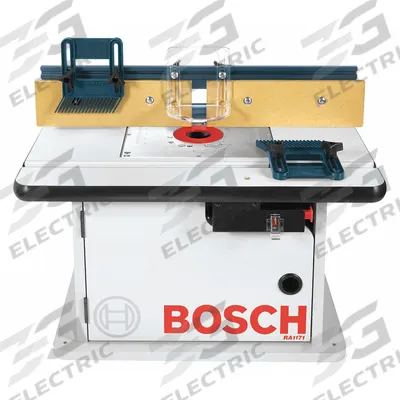 BOSCH Cabinet Style Table: 15 1/2 in Table Working Lg, 25 in Table Working Wd - Router Tables