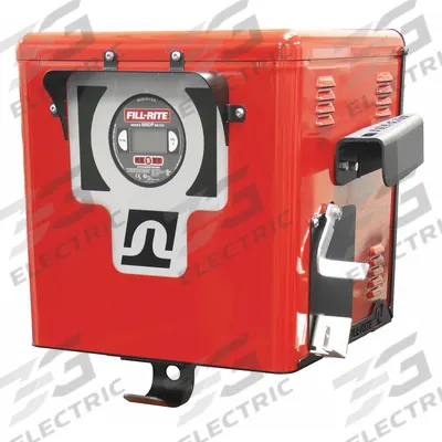 FILL-RITE Remote Fuel Dispenser: Steel, 250V AC, 1 in NPT, 1 in NPT, Pedestal, 6 gpm – 40 gpm - Remote Meter Dispensers