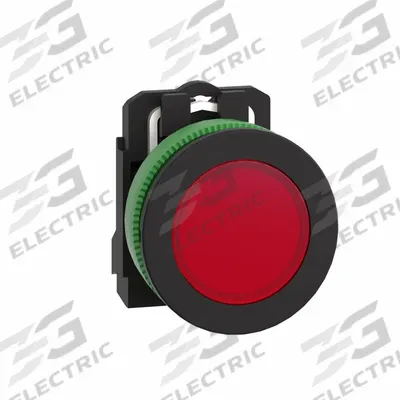 SCHNEIDER Pilot Light: 30 mm Panel Mounting Size, Red, LED - LED Pilot-Lights