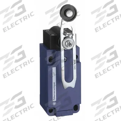 TELEMECANIQUE SENSORS Limit switch: Roller Lever, XCKS, 0.22 in Roller Wd, 0.75 in Arm Wd - Roller Lever-Arm Limit Switches