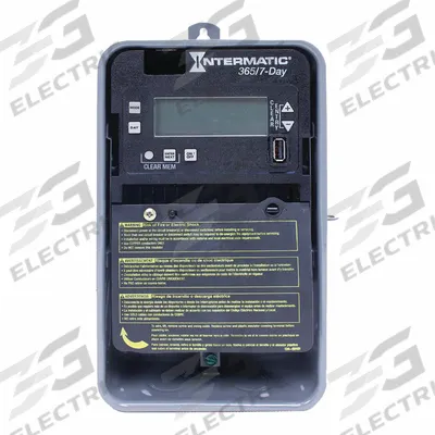 INTERMATIC Electronic Timer: 7 day, Not Astronomic, 120-277V AC, SPST - Digital Timer Switches