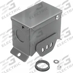 DAYTON Adjustable Conduit Box: 42/48 For Frame Size, Stud (MPN 4UEZ2). Key specifications — Includes: Spacer; For Frame Size: 48; Mounting Type: Stud; Brand: DAYTON.