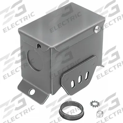 Dayton Adjustable Conduit Box: 42/48 For Frame Size - Motor Conduit Boxes