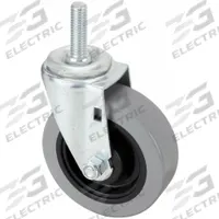 APPROVED VENDOR Stem Caster: Swivel, 4 in Wheel Dia., 1 1/4 in Wheel Wd, Polyurethane, Light Duty (MPN 32J894). Key specifications — Brand: APPROVED VENDOR; Thread Size: 1/2"-13; Roll Up: Swivel.