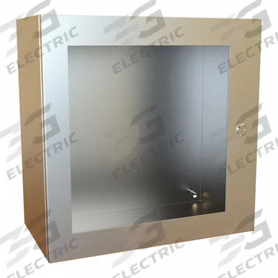 HAMMOND Electrical Enclosure: Stainless Steel, 20 in x 20 in x 10 in, NEMA 12/13/3R/4/4X - Stainless Steel Enclosures