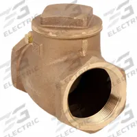 MILWAUKEE VALVE Swing Check Valve: Swing, Inline Valve Body, 3 in Pipe Size, FNPT x FNPT, Bronze (MPN 509 3). Key specifications — Brand: MILWAUKEE VALVE.