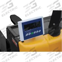 VESTIL Electric Pallet Truck: 3,300 lb, 47 in L x 25 in W Fork Dim, 25 in, Std Fork, Steel, 120V AC (MPN EPT-2547-30-SCL-AGM). Key specifications — Brand: VESTIL; Width Across Forks: 25 in; Battery Voltage: 24V.