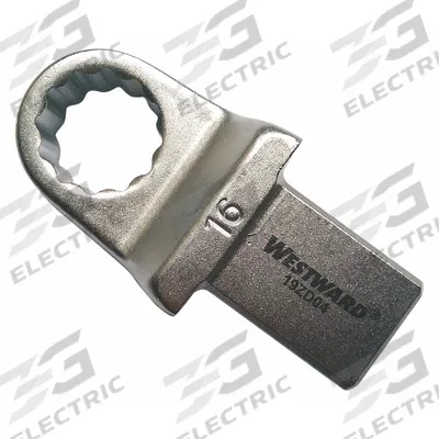WESTWARD Interchangeable Torque Wrench Head: 14mm x 18mm Drive Size, 16 mm Size - 12-Point Box End Torque Wrench Heads