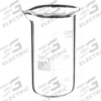 APPROVED VENDOR Beaker: 50 mL, 1.7 fl oz, Tall Form, Colorless, Glass, Autoclavable (MPN 5YHA1). Key specifications — Brand: APPROVED VENDOR; Color Coding: Colorless.
