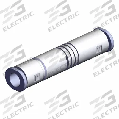 SMC Vacuum Ejector: 13 lpm, 6 mm Push-to-Connect Female, 6 mm Push-to-Connect Female - SMC ZU Series In-Line Vacuum Generators