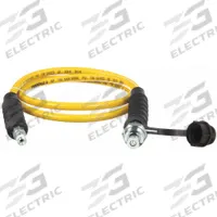 Hydraulic Hose Assembly: 1/4 in ID, CH604 x NPTF, 6 ft Lg, Yellow, 3/8 in x 1/4 in Fitting Size (MPN HC7206Q). Key specifications — Hose Color: Yellow; Hose Tube Material: Thermoplastic; Fitting Type: CH604 x NPTF; Manufacturer Part Number: HC7206Q; Brand: ENERPAC.