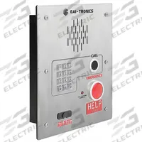 HUBBELL GAI-TRONICS Emergency Weatherproof Telephone: Flush Mount, Emergency Call Boxes, 398-001. Key specifications — Product Type: Emergency Call Boxes; Resistance Properties: Weather Resistant; Manufacturer Part Number: 398-001; Color: Silver; Brand: HUBBELL GAI-TRONICS; Features: Telephone Line Powered; Includes: Call Button; Material: Stainless Steel.