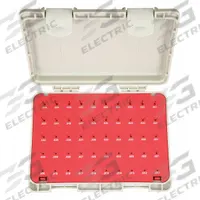 VERMONT GAGE Black Oxide-Coated Pin Gauge Set: Go (Plus), 0.011 in to 0.06 in, ZZ Tolerance Class (MPN 901100200). Key specifications — attr1182482: ZZ; attr1182483: +/-0.00020 in; attr1182499: VERMONT GAGE.