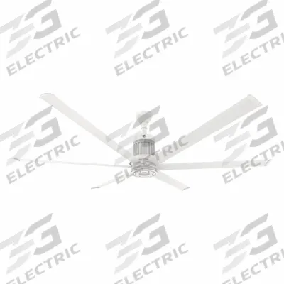 BIG ASS FANS Ceiling Fan: 15,814 cfm Airflow, 7 ft Blade Dia, 7 Speeds, 100 to 277V AC - Industrial HVLS Ceiling Fans