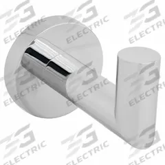 TAYMOR Robe Hook: 2 in x 2 in x 2 7/8 in, Zinc, Polished, Mounting Plates/Nylon Anchors/Screws (MPN 04-2801). Key specifications — Brand: TAYMOR; Material: Zinc.