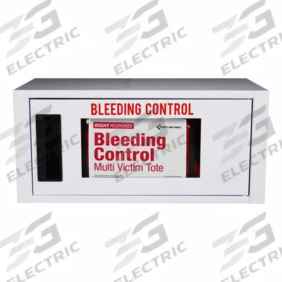FIRST AID ONLY Bleed Control Kits: Metal Cabinet, 6 People Served - Bleeding Control Kits