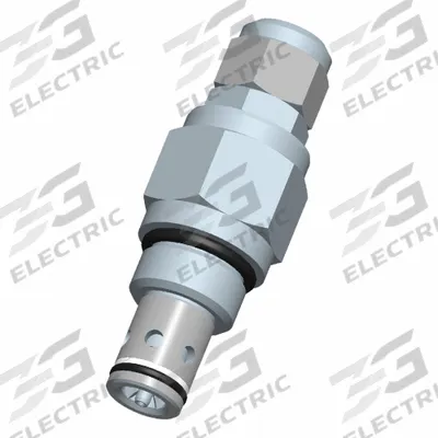 BUCHER HYDRAULICS Cartridge Valve: Steel, Screw-In, Screwdriver Adjustment - Pressure Control Cartridge Valves