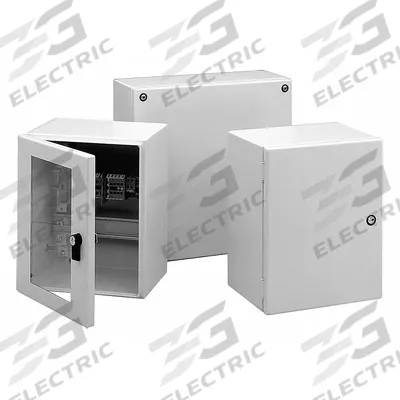 HOFFMAN Enclosure: Steel, 9 in x 23 in x 6 in, NEMA 12/3/4, Solid Cover - Steel Washdown Enclosures