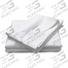 R & R TEXTILE Pillowcase: Std, 42 in Overall Lg, 34 in Overall Wd, T130, White, Sewn Corner (MPN X30001). Key specifications — Color: White; Fabric Material: 40% Polyester; Thread Count: T130; Brand: R & R TEXTILE; Fabric Pattern: Solid; Hem/Pocket Size: Flat Sheet - N/A; Sheet Color: White.