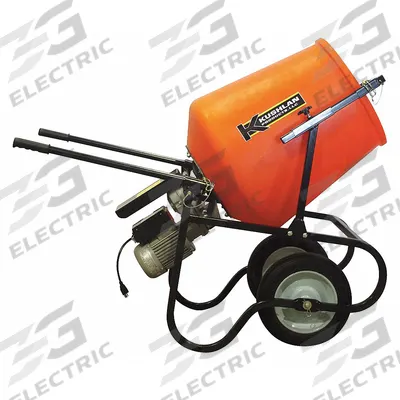 KUSHLAN PRODUCTS Corded Concrete Mixer: For use with Epoxy/Grout, 3 1/2 cu ft Drum Capacity - Corded Cement Mixers