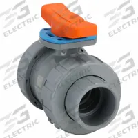 HAYWARD FLOW CONTROL Manual Two-Way Ball Valve: 2 in, CPVC, Straight, 250 psi Max. Pressure (CWP) (MPN TBH2200ASTV0000). Key specifications — Brand: HAYWARD FLOW CONTROL; Handle: Locking Tee.