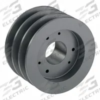 APPROVED VENDOR V-Belt Pulley: C55, 3 Groove, 5.9 in OD, Bushed Bore, SD, For C/CX Belt Section (MPN 3C55SD). Key specifications — attr1318293: C55; attr1318301: 5.5 in (C); attr1318291: C or CX.