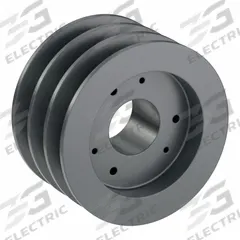 APPROVED VENDOR V-Belt Pulley: C55, 3 Groove, 5.9 in OD, Bushed Bore, SD, For C/CX Belt Section (MPN 3C55SD). Key specifications — attr1318293: C55; attr1318301: 5.5 in (C); attr1318291: C or CX.