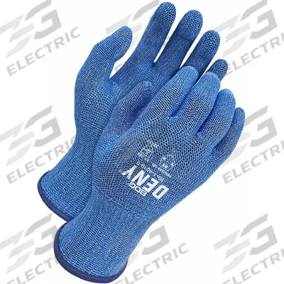 BDG Knit Gloves: 3XL ( 12 ), ANSI Cut Level A9, HPPE ( 10 ga ), Silicone-Free - Extreme-Duty Cut-Resistant Gloves, Uncoated