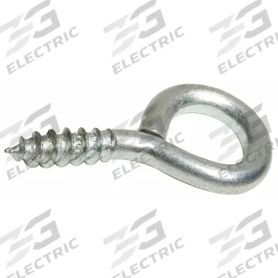 BIRD BARRIER Screw Eye: Screw Eye, Stainless Steel, Silver, 2 1/4 in Overall Lg, 1 in Dp - Bird Control Netting Accessories