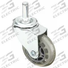 APPROVED VENDOR Stem Caster: Swivel, No Brake, 3 in Wheel Dia., 1 in Wheel Wd, Polyurethane, Plastic (MPN 20TM19). Key specifications — attr1111099: APPROVED VENDOR; attr1111095: Clear; attr1176855: Swivel.