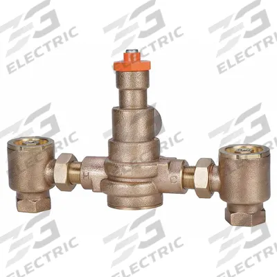 POWERS Thermostatic Mixing Valve: For Hot Water/Water Media, Thermostatic, Bronze - Emergency Fixture Mixing Valves