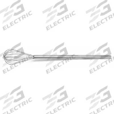 TABLECRAFT PRODUCTS Whip: 40 in Overall Lg, Stainless Steel Handle, Silver Handle - Whisks