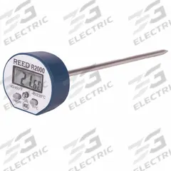 REED INSTRUMENTS Thermometer/Traceable Calibration: -40°F to 450°F /-40°C to 230°C, ±1°F/±3.6°F (MPN R2000-NIST). Key specifications — Brand: REED INSTRUMENTS; Accuracy: ±3.6 °F.