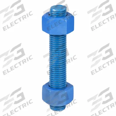 USA FASTENER Fully Threaded Stud: 1"-8 Thread Size, Steel, Grade B7, PTFE Coated, 6 in Lg - PTFE-Coated Fully-Threaded Rods & Studs