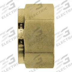 BRENNAN INDUSTRIES Compression Fitting Nut: 3/4 in OD Size, Compression, Brass (MPN N0318-12-B). Key specifications — Compatible Fitting Brands: Gyrolok; Brand: BRENNAN INDUSTRIES; Series: N0318.