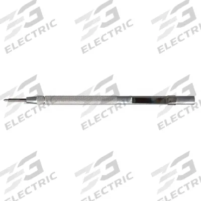 MOODY TOOL Reversible Shirt Pocket Scriber: ESD-Safe, Straight, Round, Aluminum, Knurled - Single-End Scribers