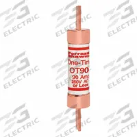 MERSEN Fuse: Class K5, OT Series, Fast-Acting, 90 A, 250 V AC, 250 V DC, Non-Indicating (MPN OT90). Key specifications — Series: OT; Brand: MERSEN; Manufacturer Part Number: OT90.