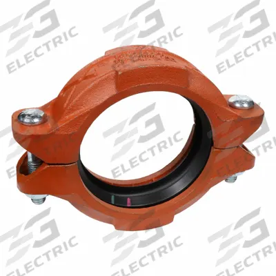 GRUVLOK Clamp Coupling: 8 in x 8 in, NBR Seal, 600 psi, Ductile Iron - Grooved Pipe Couplings