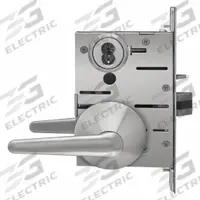 BEST Door Lockset: Office Lever Locksets, Stainless Steel, ADA Compliant, Ligature-Resistant (MPN SPSLMLA16F630RH). Key specifications — attr1024149: Ligature-Resistant; attr1011488: BEST; attr1024446: F26; attr1011524: No Message; attr1011506: SPSL Lever; attr1011485: Yes; attr1059461: Satin Stainless Steel : Steel.