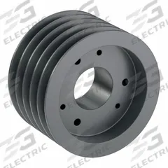 APPROVED VENDOR V-Belt Pulley: C85, 5 Groove, 8.9 in OD, Bushed Bore, E, For C/CX Belt Section (MPN 5C85E). Key specifications — Pulley Industry Number: C85; Pitch Diameter: 8.5 in (C); For Belt Section (broad, with similar types): C or CX.