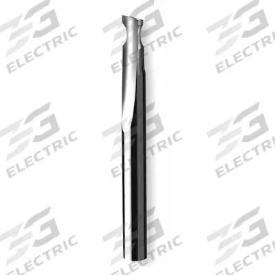 ONSRUD Solid Router Bit: Straight O-Flute, 1/4" Cut Dia, 3/8" LOC (MPN 66-084) - Straight O-Flute Router Bits for Plastics