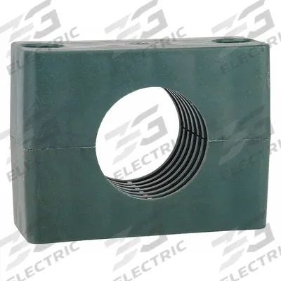 ZSI Beta Clamp Insert Replacement: Ribbed Bore, Steel Clamp, Polypropylene Cushion - Replacement Inserts for Beta Clamps
