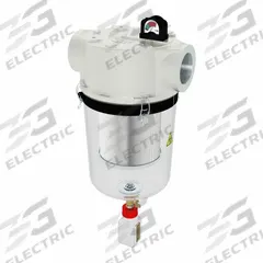 SOLBERG T-Style Medical Vacuum Filter: 0.1 micron Rating, 99.995% Efficiency, 13 1/2 in Outside Dia (MPN HV-UL234/2G-300C). Key specifications — attr101190: HV-UL234/2G-300C; attr101207: Polycarbonate; attr101193: SOLBERG.