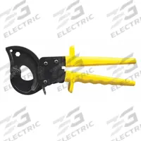 KLEIN TOOLS Ratchet Cable Cutter: Plastic Handle, Center, 10 1/4 in Overall Lg (MPN 63607). Key specifications — attr324789: KLEIN TOOLS; attr308384: Center; attr308389: Plastic; attr308391: 400 MCM (Copper).