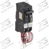 SQUARE D Miniature Circuit Breaker: 20 A, 120/240V AC, Single Phase, 10kA at 120/240V AC, 2 Poles (MPN QO220PL). Key specifications — Phase: Single; Amps: 20 A; AC Voltage Rating: 120/240V AC; Max. AIR Rating: 10kA at 120/240V AC; For Use With: QO Load Centers and NQ Panelboards; Brand: SQUARE D.