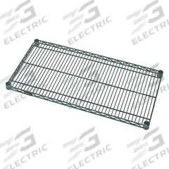 QUANTUM Wire Shelf: 42 in x 18 in, 1 Shelves, Quick-Adjust, 600 lb Load Capacity, Dry/Wet, Green (MPN 1842P). Key specifications — Recommended Environment: Wet; Material: Steel; Brand: QUANTUM; Color: Green; Finish: Epoxy Coated.