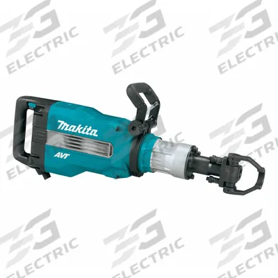 MAKITA Demolition Hammer: Corded, Chipper, 1 1/8 in Hex, 35.7 ft-lb, 1,300 bpm - Inline Corded Demolition Hammers