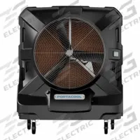 PORTACOOL Portable Evaporative Cooler: 6,500 sq ft, 5-15P, 120V AC, 90 in x 78 in x 39 in (MPN PACA65001A1). Key specifications — attr1152013: Variable; attr1151993: PORTACOOL.